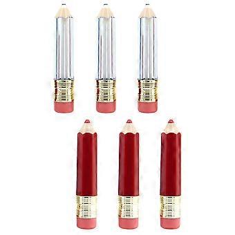 Lip Color Containers Pencil Shape Tubes for Storage 18Pcs Collection