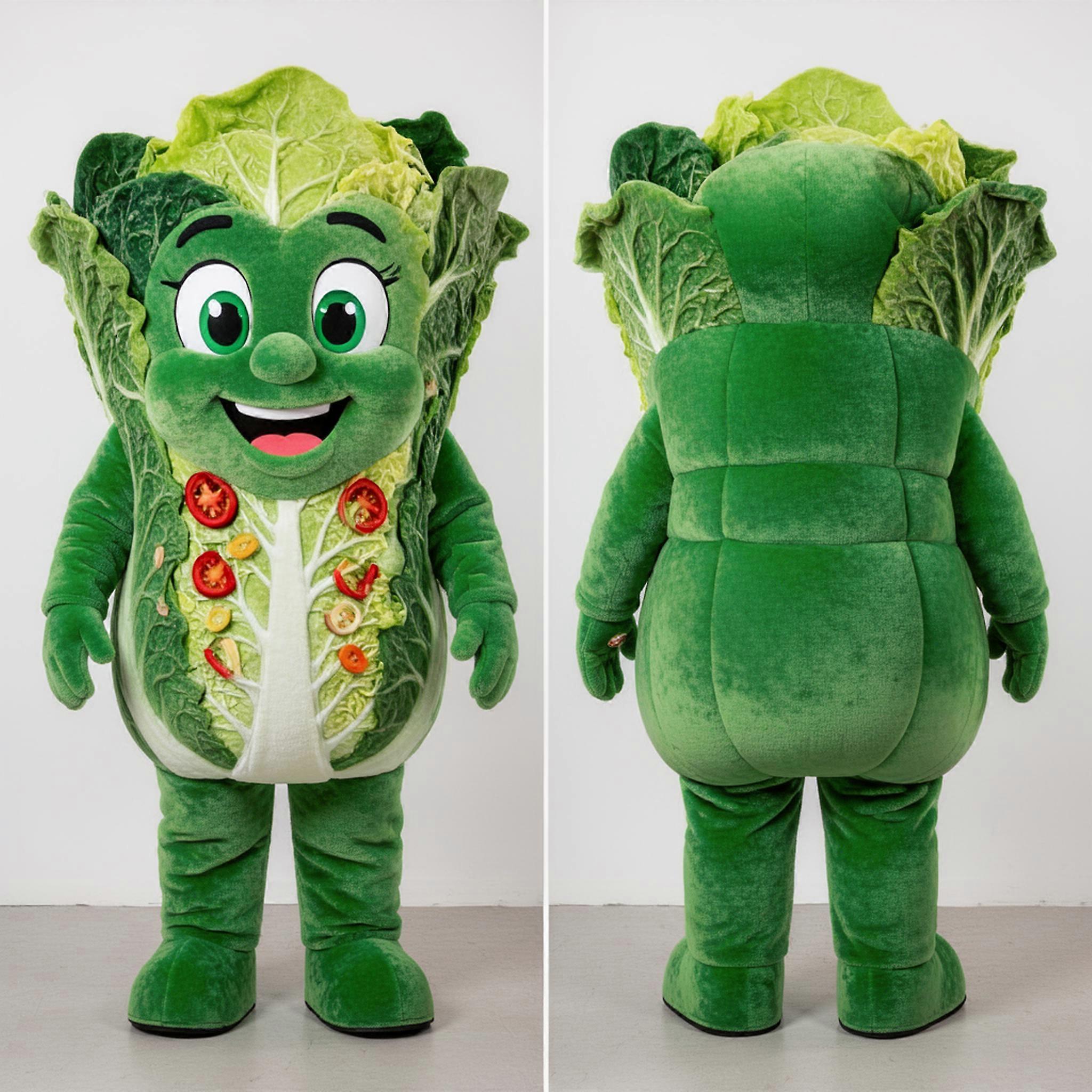 MASTICOT Velvety Green Leafy Caesar Salad Mascot