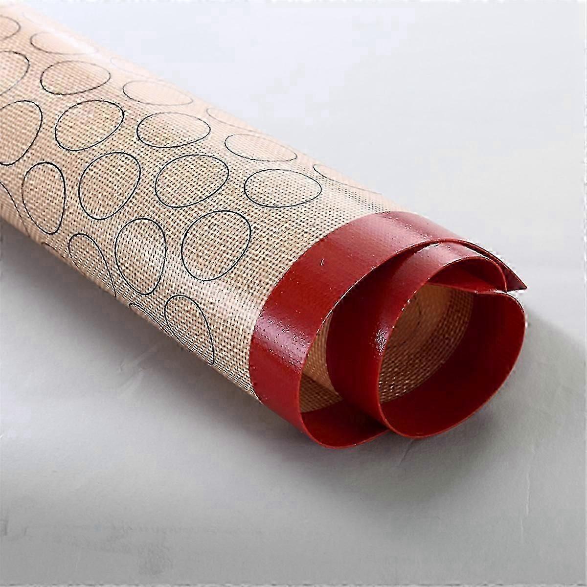 2pcs Silicone Macaron Baking Mat - For Bake Pans - Macaroon/pastry/cookie Making - Professional Gra
