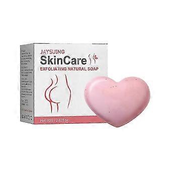 Jaysuing Exfoliating Bath Soap Smallpox Diluting Acne Removing Exfoliating Moisturizing Skin Cleaning Soap - 80G |