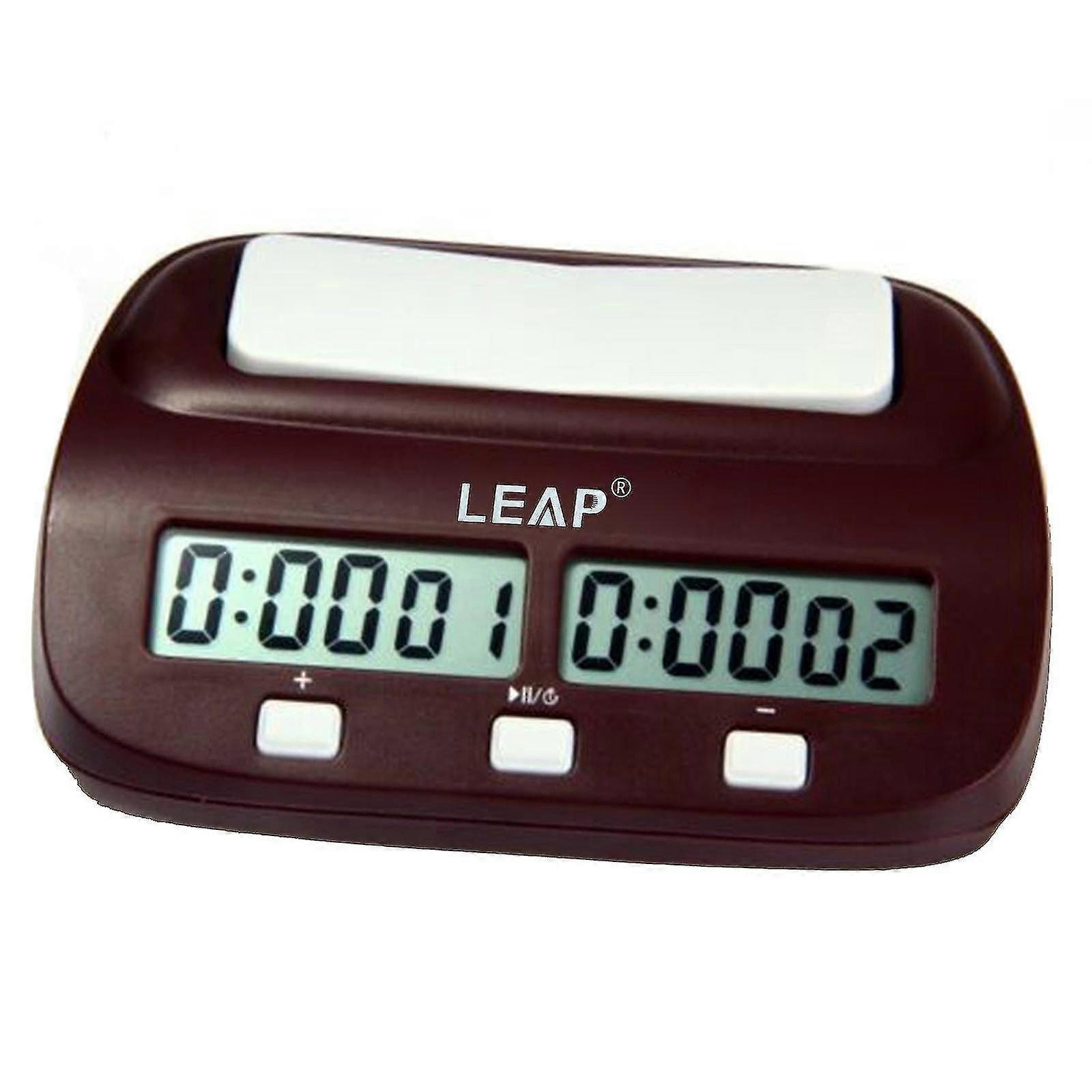 Pq9907s Digital Chess Clock, Count Up/Down Timer Compatible with Game Competitions