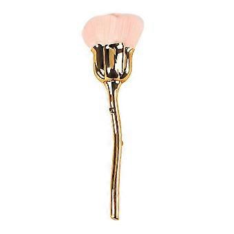 Synthetischer Make-up-Pinsel mit Rosenmuster