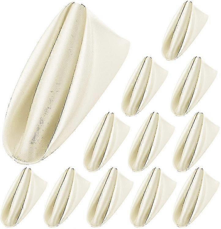 12pcs Washable 12inch Table Napkins