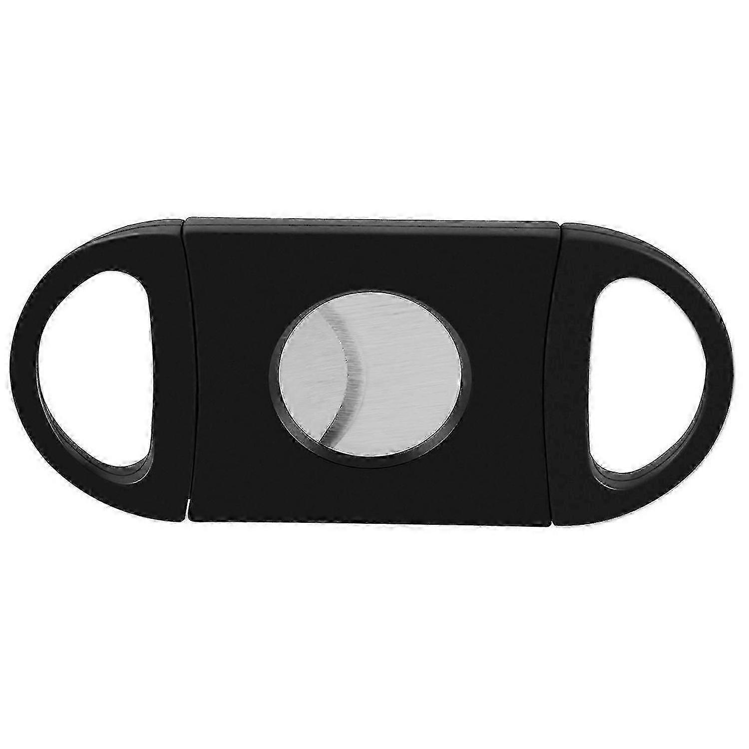 Oval-Shaped Cigar Cutter, Double Cut Blade
