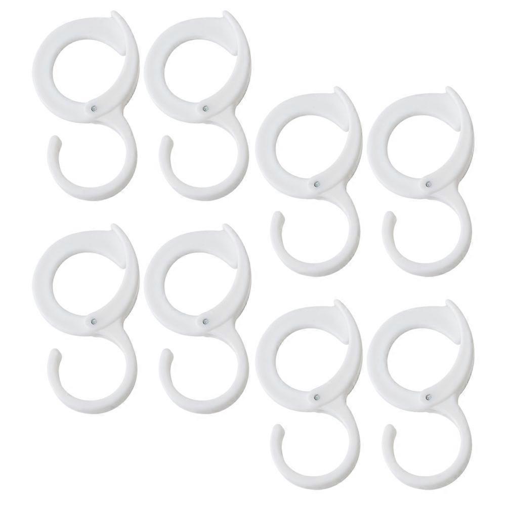 Coat Hook S-Shape Hooks for Hanging 40Pcs White Household Multi-Functional