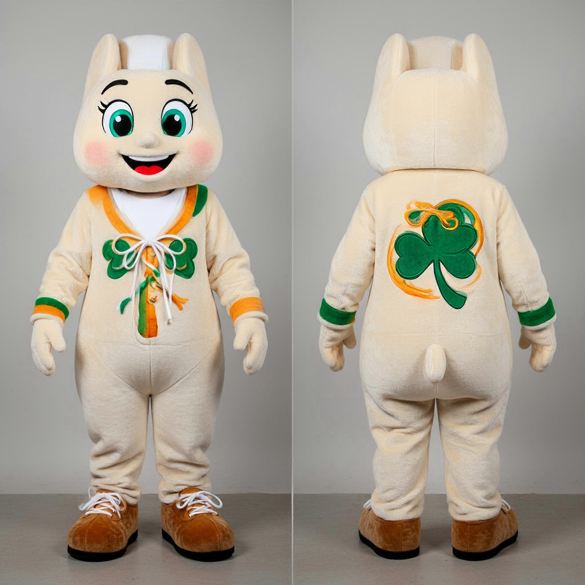 MASTICOT Cream Soft Irish Dancing Shoes Mascot