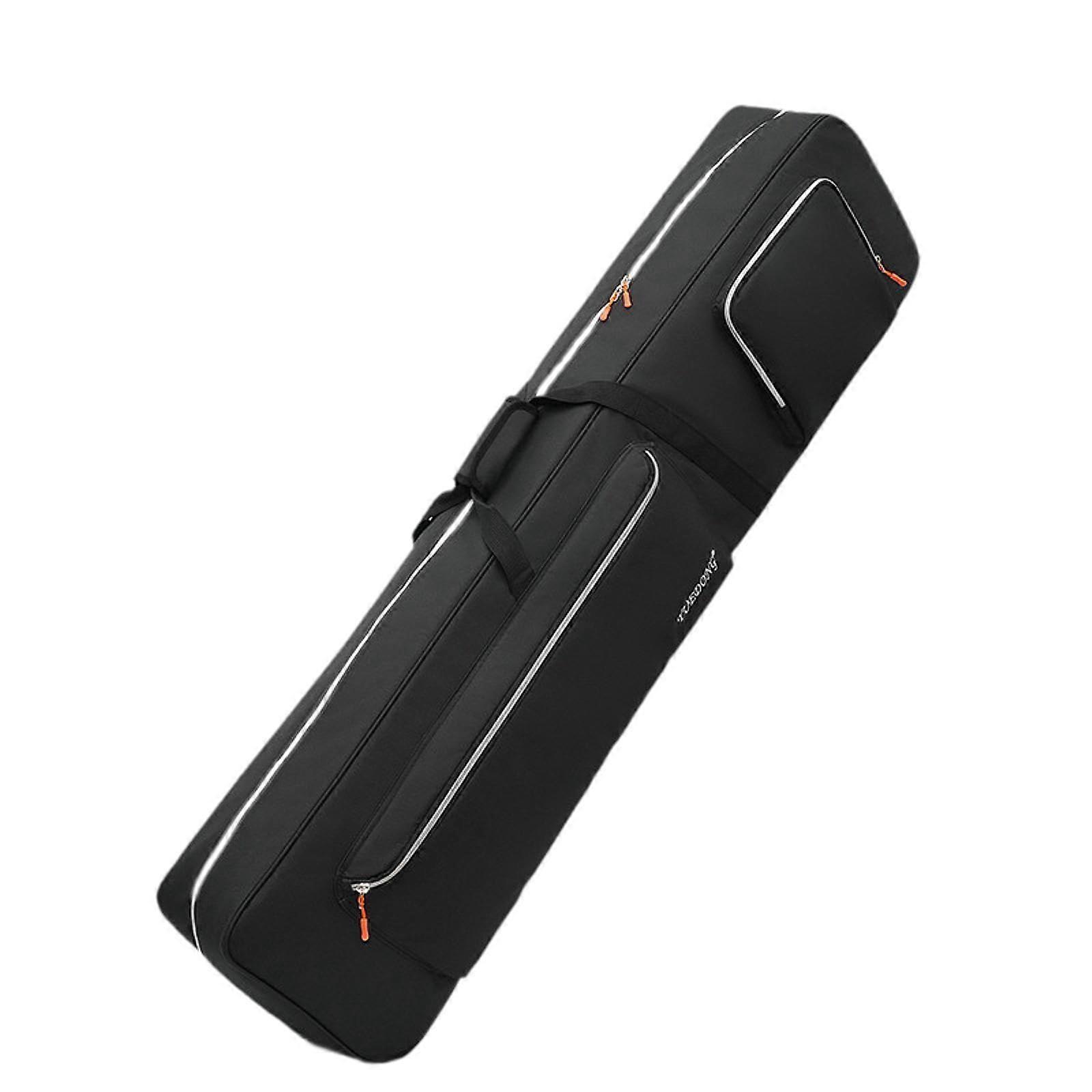 88 Key Keyboard Backpack Case with Padded Interior, Wear Resistant, Multiple Accessory Pockets