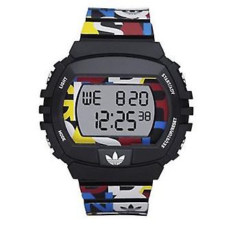 Adidas orig nyc Watch for Unisex Digital Quartz with ADH6080 Rubber Bracelet