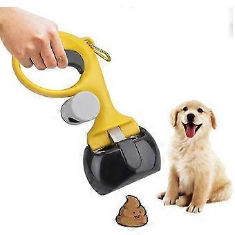 Hund Skovl, Pooper Scooper Hund Skovl med Sammenklappelig Affaldspose Til Hunde / Katte Indendørs / Udendørs Græsplæne