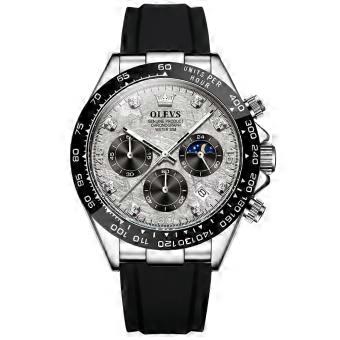OLEVS 2875   Fashion  Brand  Luxury  Quality  Multifunction Fashion Chronograph Watch Men Quartz Wrist Watch