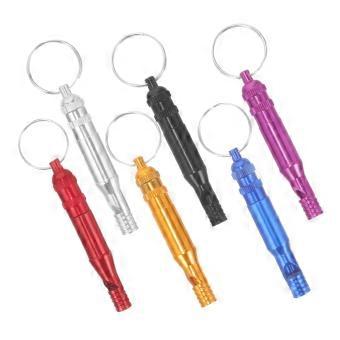 6Pcs Metal Emergency Whistle Set – Durable Lightweight Survival Whistle for Hiking Camping Travel Keychain