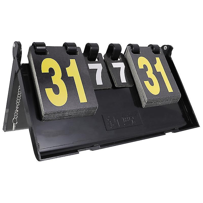 38X21cm Black Ping Pong Balls 1pc Professional Sports Game Score Recorder 4-digit Scorer For Ball Ga
