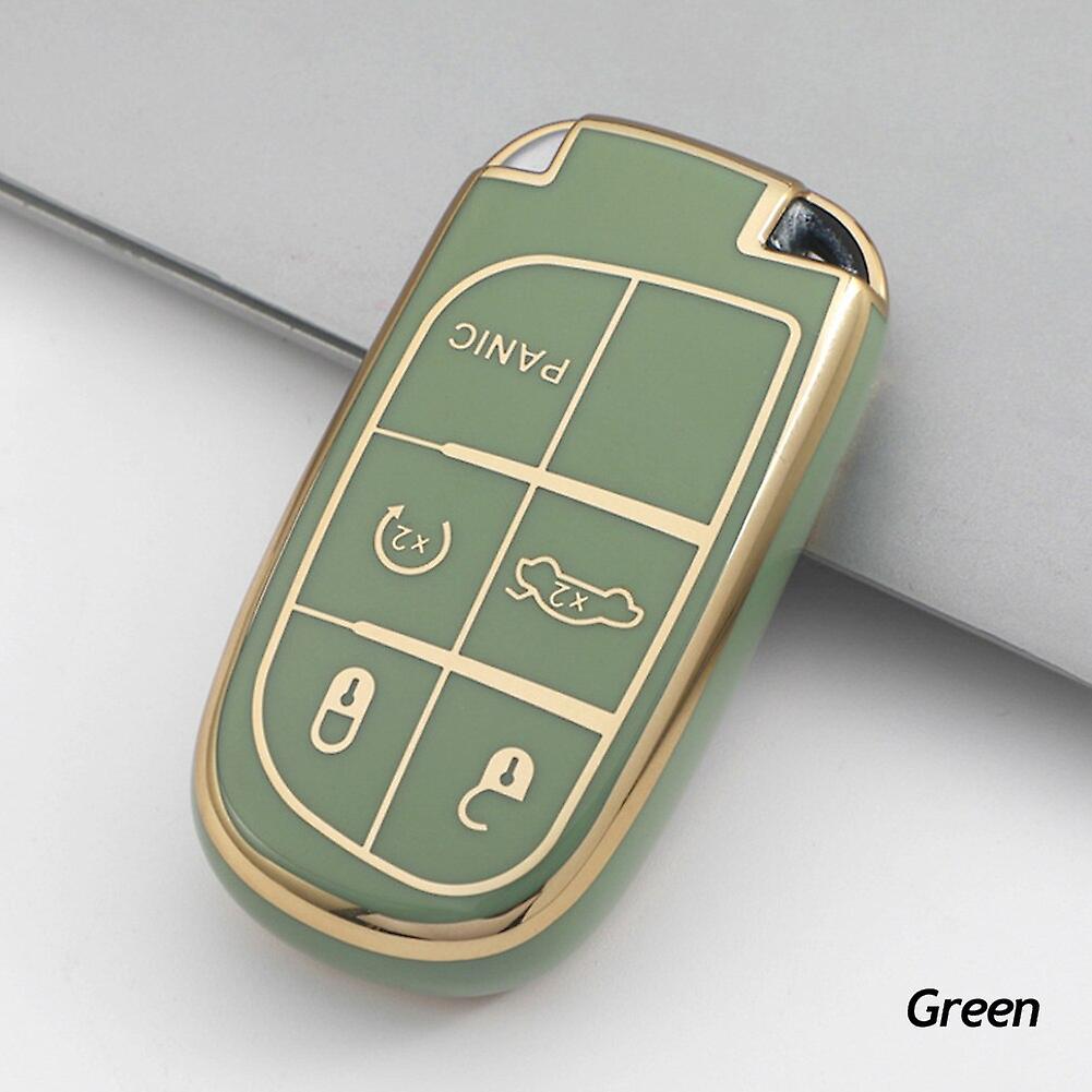 TPUカーリモートキーケースカバーシェルジープレネゲードグランドチェロキーダッジラム充電器1500チャレンジャークライスラー300cジャーニー用