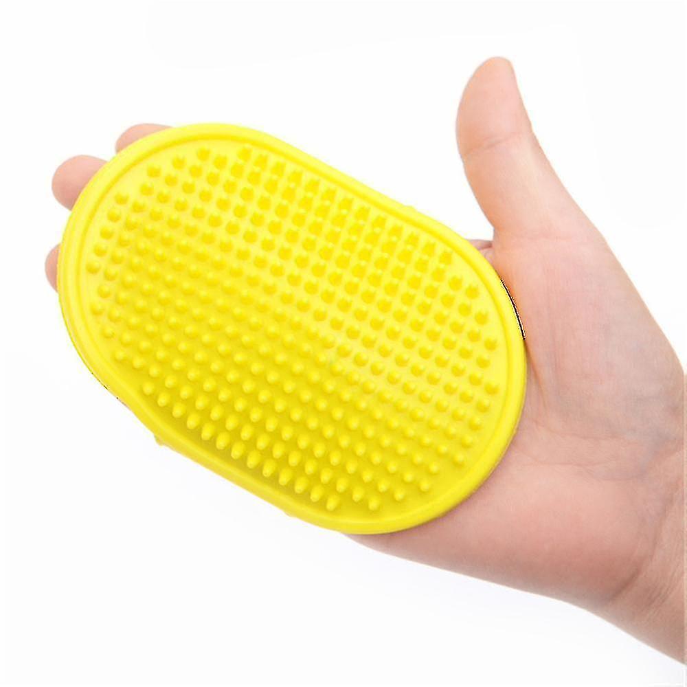 Pet Bath Brush Grooming Shampoo Brushes Adjustable Ring Buckles