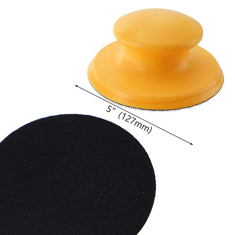 Hook and Loop Sanding Block, Soft Density Sanding Pad - 125mm