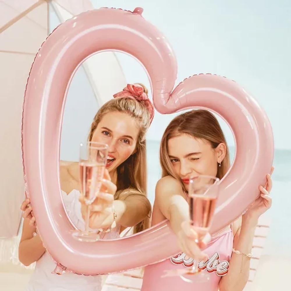 Foil Balloon Heart | Hen Party Valentines Pink Decoration