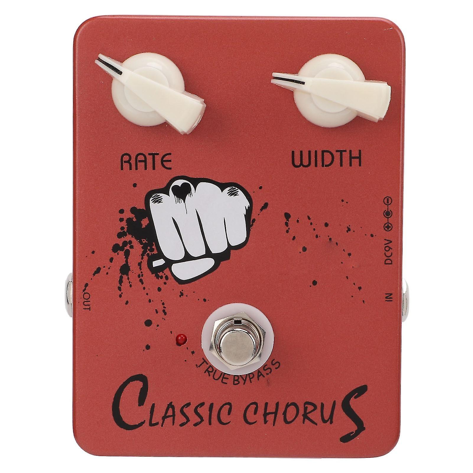 Electric Guitar Effect Pedal Classic Chorus True Bypass Adjustable Instrument Accessory