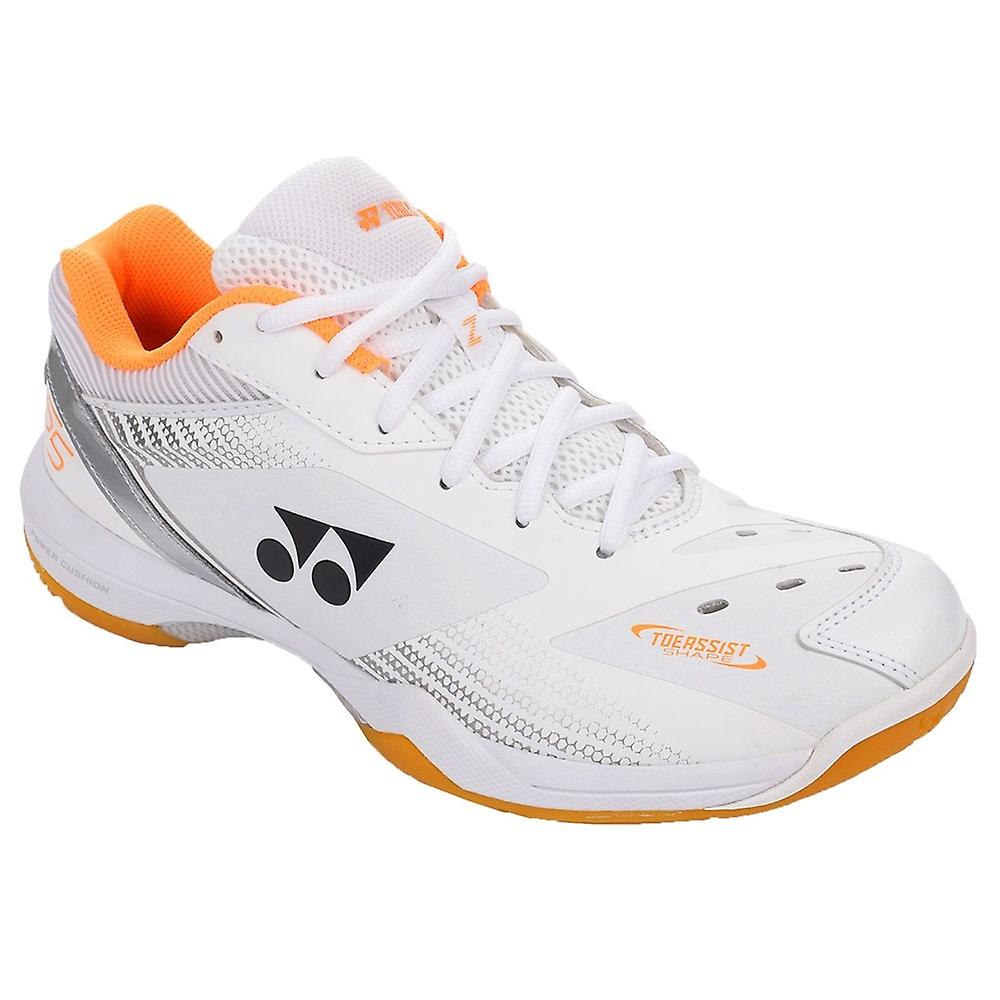 Yonex Power Cushion 65 Z3 Wide White Orange SHB65Z3WWHOR badminton all year men