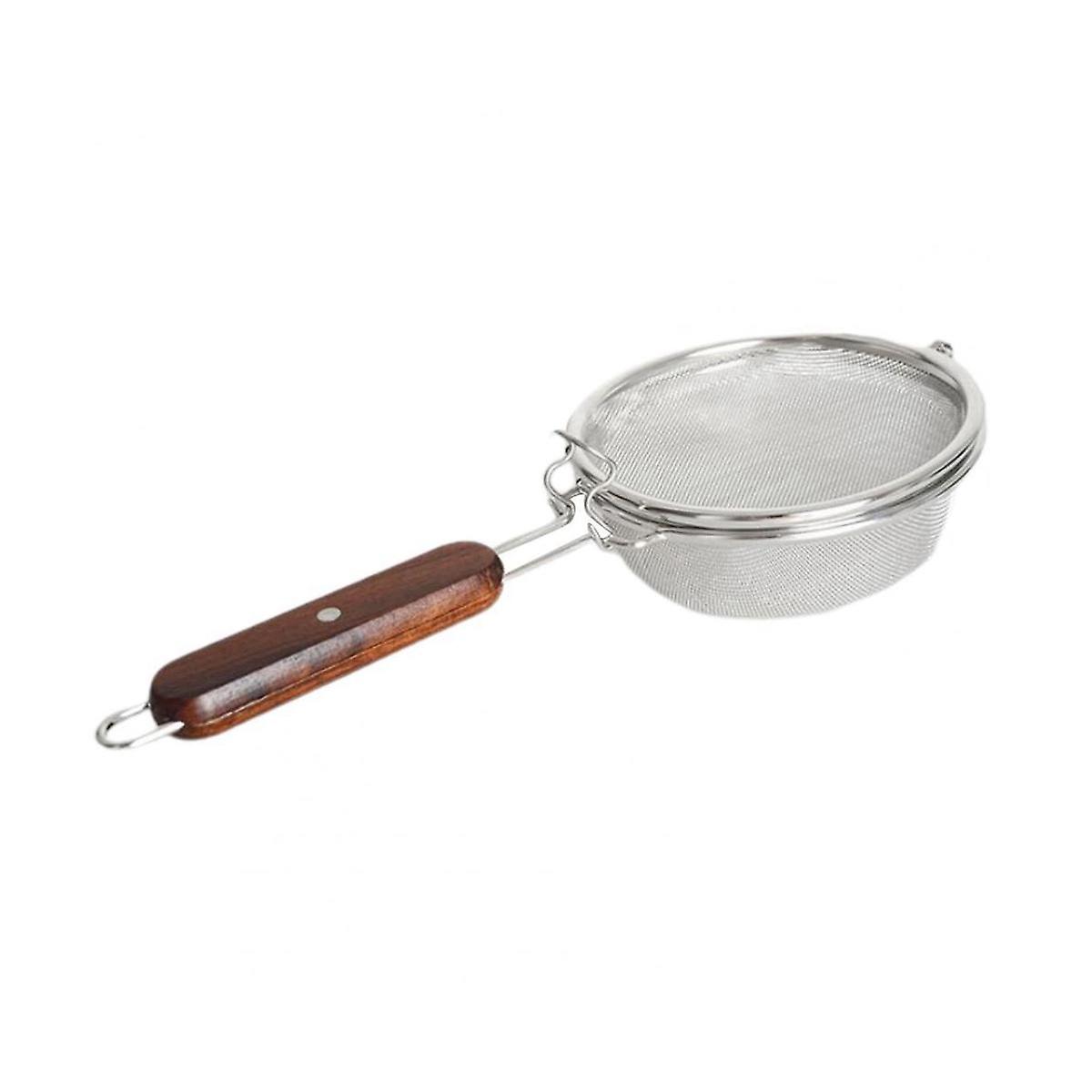 Coffee Filters Wooden Handle Stainless Steel Coffee Roaster Net Fried Bean Roasting Net Home Open F