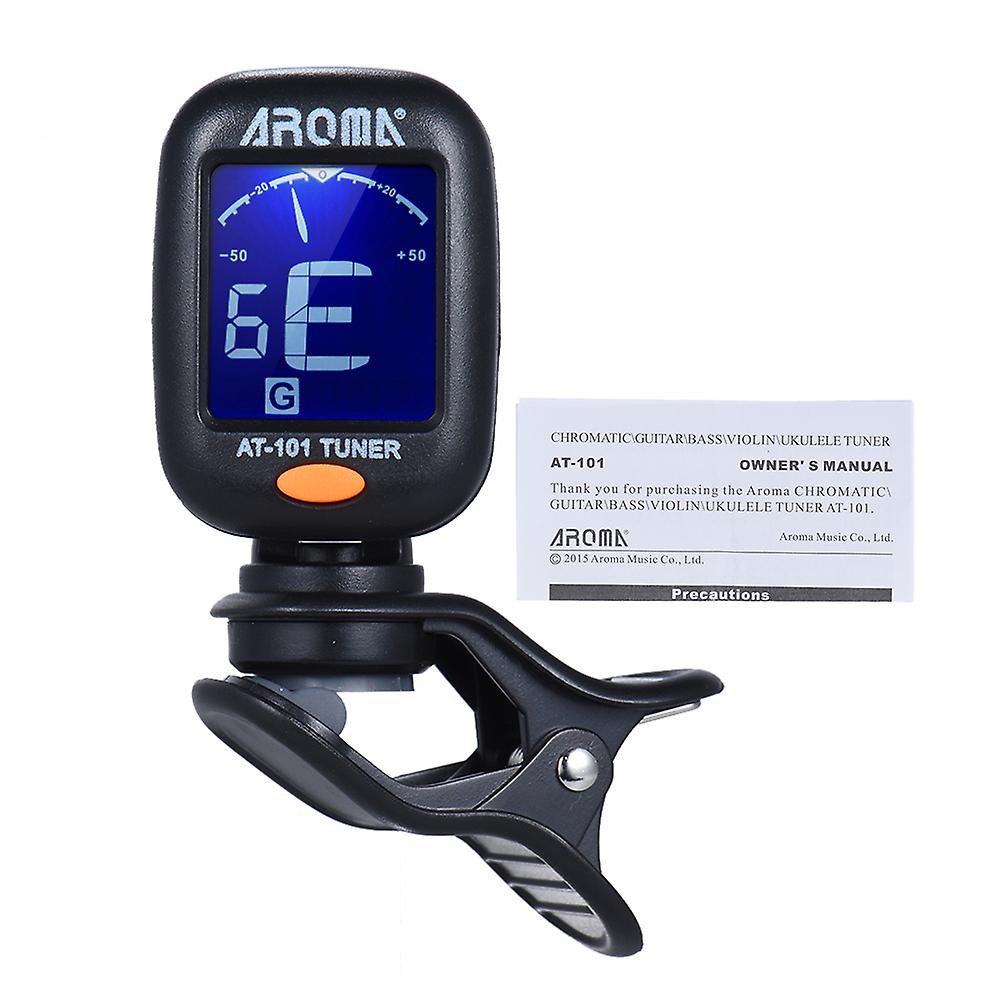 Portable Mini Clip-on Digital Tuner With Foldable Rotating Clip