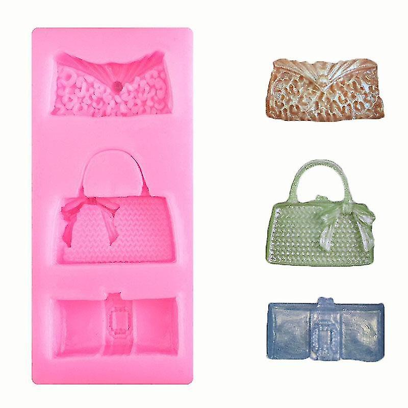 ケーキパンモールドバッグシェイプドロップグルーモールドレディースバッグシェイプケーキデコレーションモールド2個