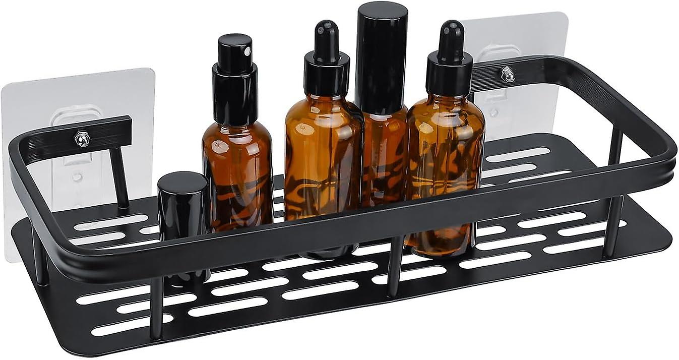 Shower support - Anti-rust without drilling - 30cm - (Black) 1pc