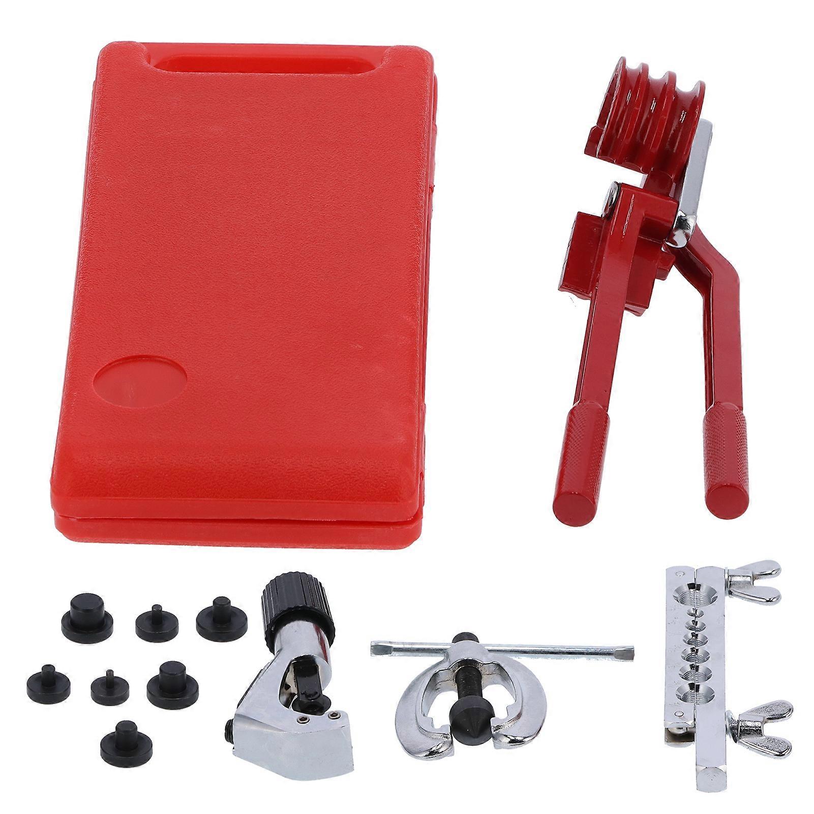 Tube Expander Kit Manual Pipe Expanding Tool for Flaring Pipelines Repairing Brake