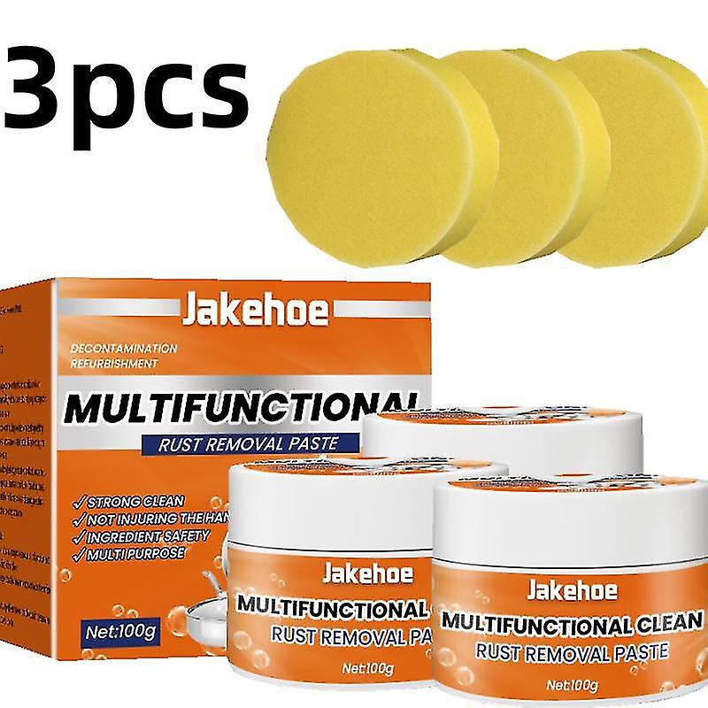3x Multi-function Clean It All Effervescent Heavy Grease Cleaner Kitchen Tablet Stove Oven Powerful Stain Remover Foam Detergent