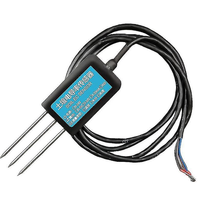 Three-in-one Soil Salt Sensor Soil Temperature/humidity/conductivity Rs485