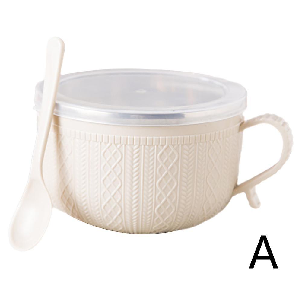 Stainless Steel Instant Noodle Bowl Rice Bowl Soup Bowl With Lid and Handle