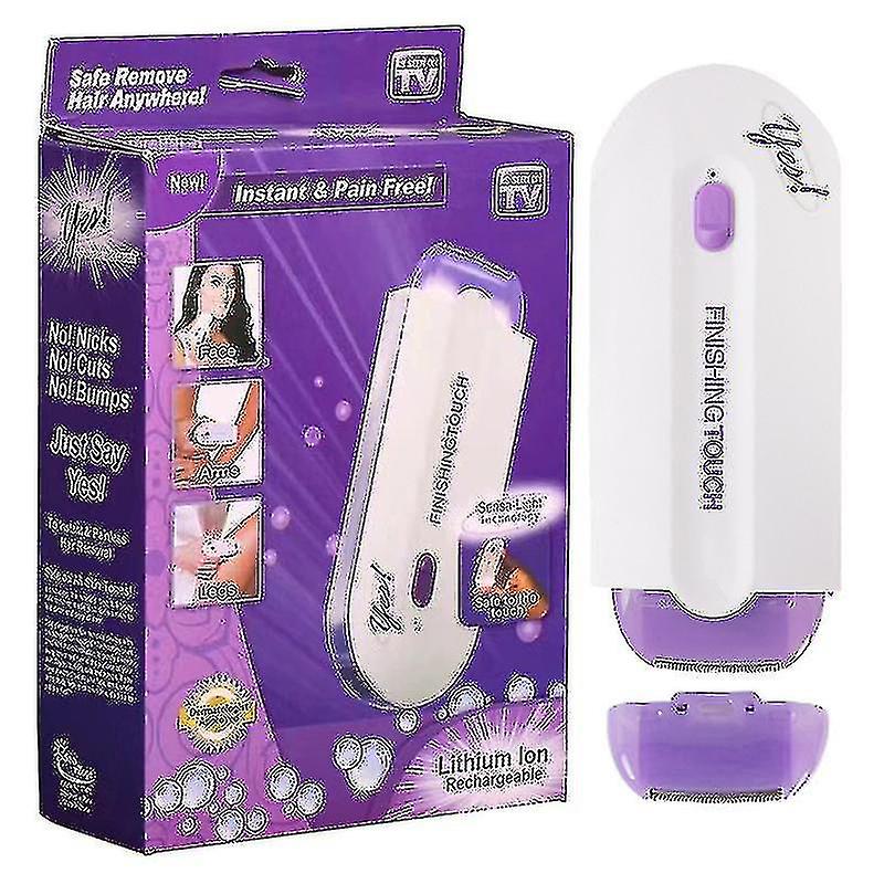 2 in 1 Navulbare Elektrische Epilator Vrouwen Pijnloze Ontharing Epilator Apparaat Instant Sensor Licht Scheerapparaat Drop (EU, VS, VK, AU)