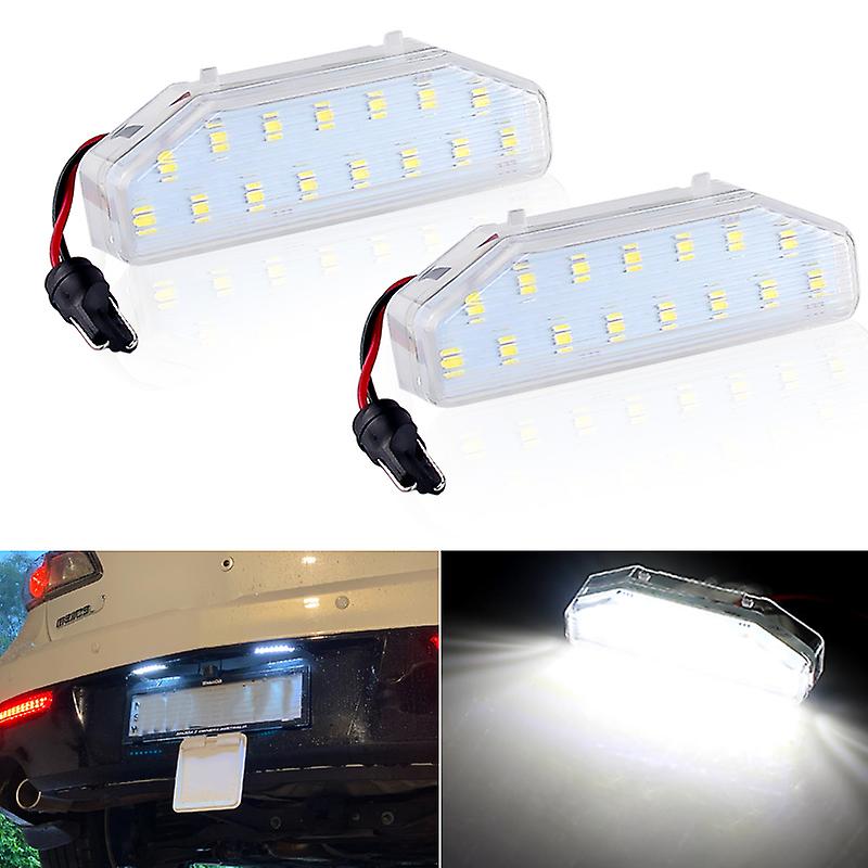Led License Plate Light For Mazda Rx-8 Rx8 2004-2012 For Mazda 6 2007-2012 Powered By 18-smd Xenon White Led