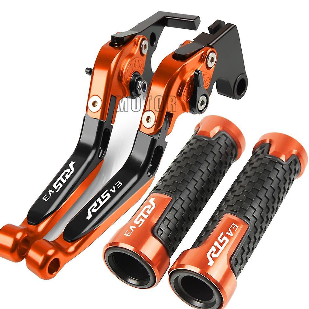 Nuovo Per Yamaha Yzfr15v3 Yzf R15v3 R15 V3 2017-2019 Leve Frizione Freno Regolabile Moto 22mm Manubrio Impugnature Estremità