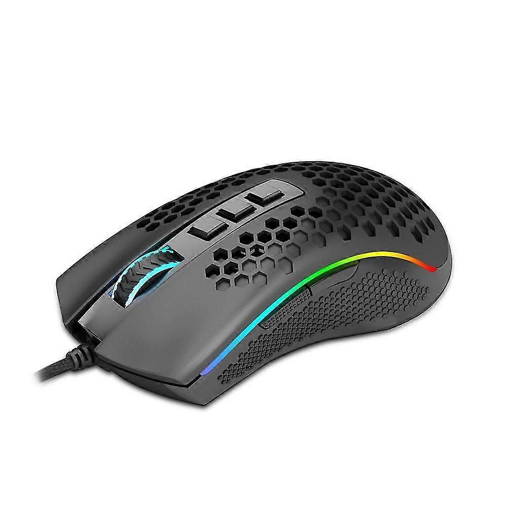 Storm elite m988 usb wired rgb gaming mouse 32000 dpi programmable game mice backlight ergonomic for