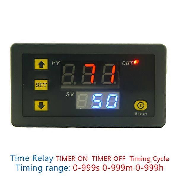 DC 12V 20A Digitale Display Tijdvertraging Relais Timing Timer