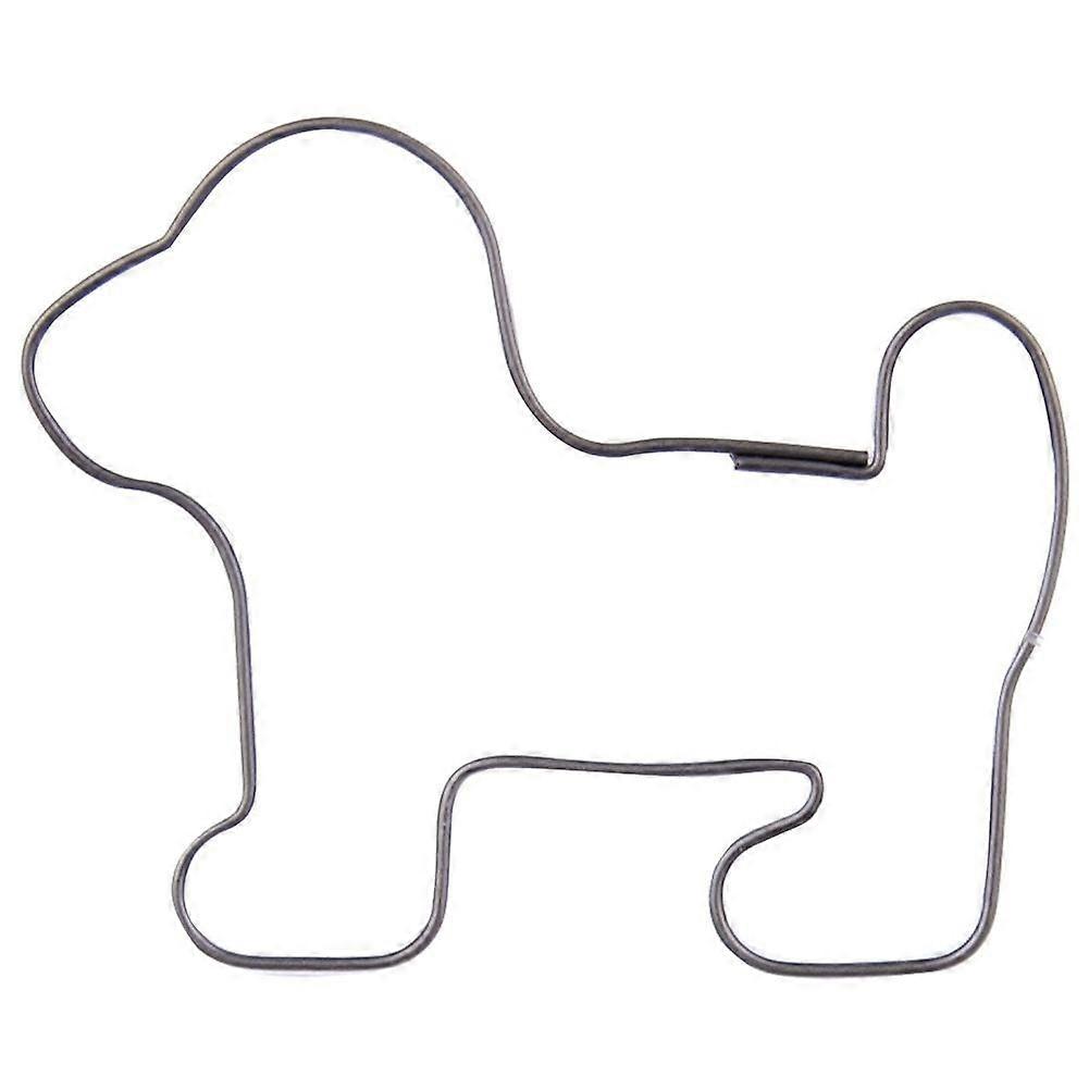 Gingerbread Tin Dog: Durable, Simple, Dishwasher Safe