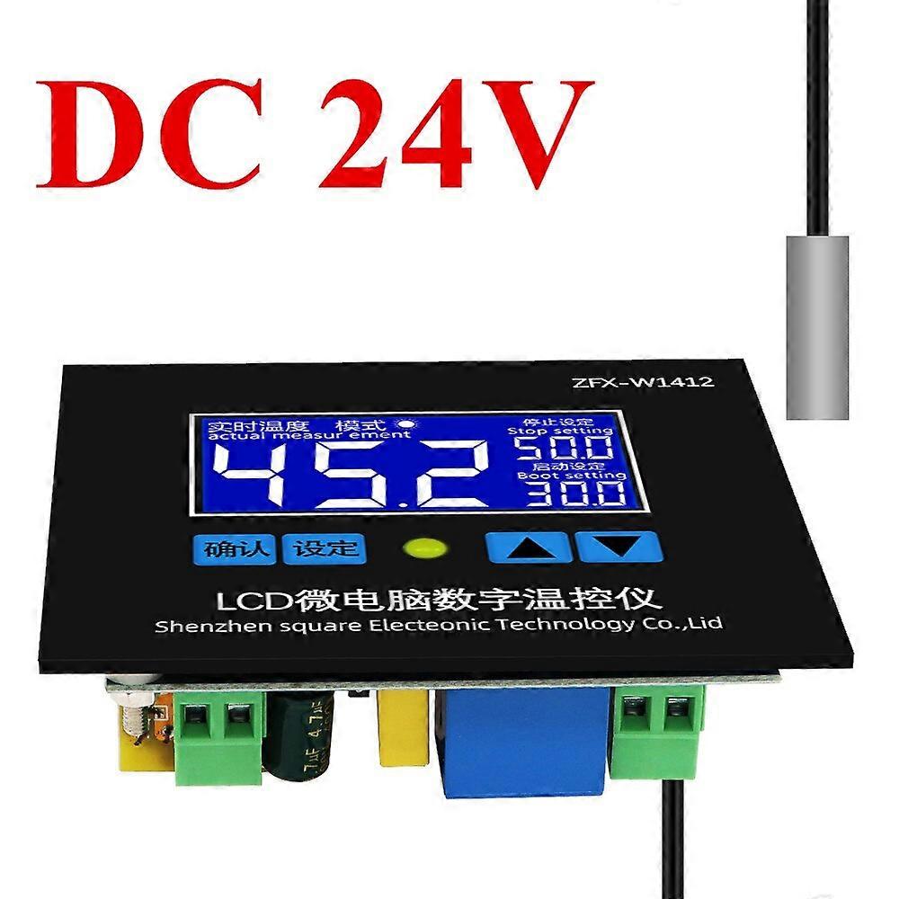 ZFX-W1412 Microcomputer temperature controller control thermostat switch Sensor cooling heating board 12V 24V 220V 40% off