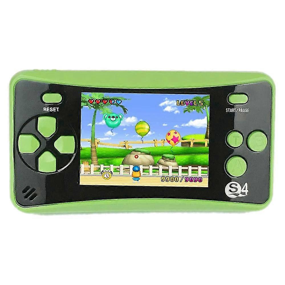 Portable Handheld Game Console For Children, System Game Consoles Player Great Birthday Gift Green
