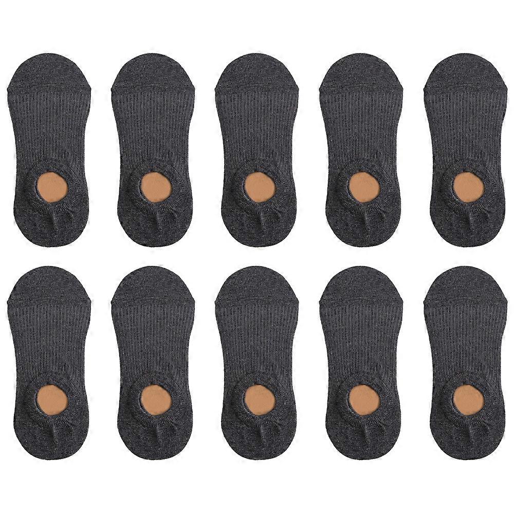10 Pairs Ankle Socks Women's Thin Running Low Cut Short Socks, Solid color Casual Socks