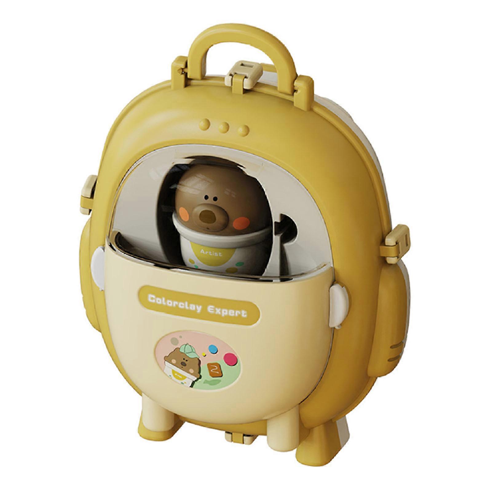 Stimulation Pretend Backpack Playset Multi Functional Portable Pretend Backpack Playing Toy