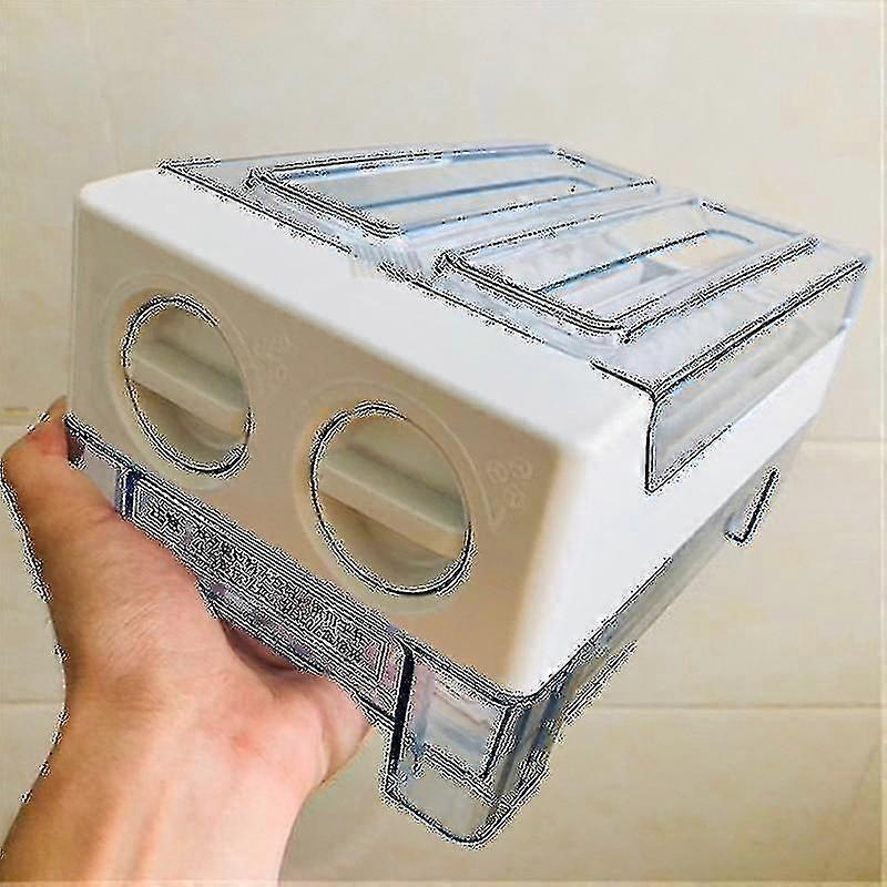 Refrigerator Storage Drawer 30 Grid Small Ice Cube Mould Box Popsicle Molds Maker