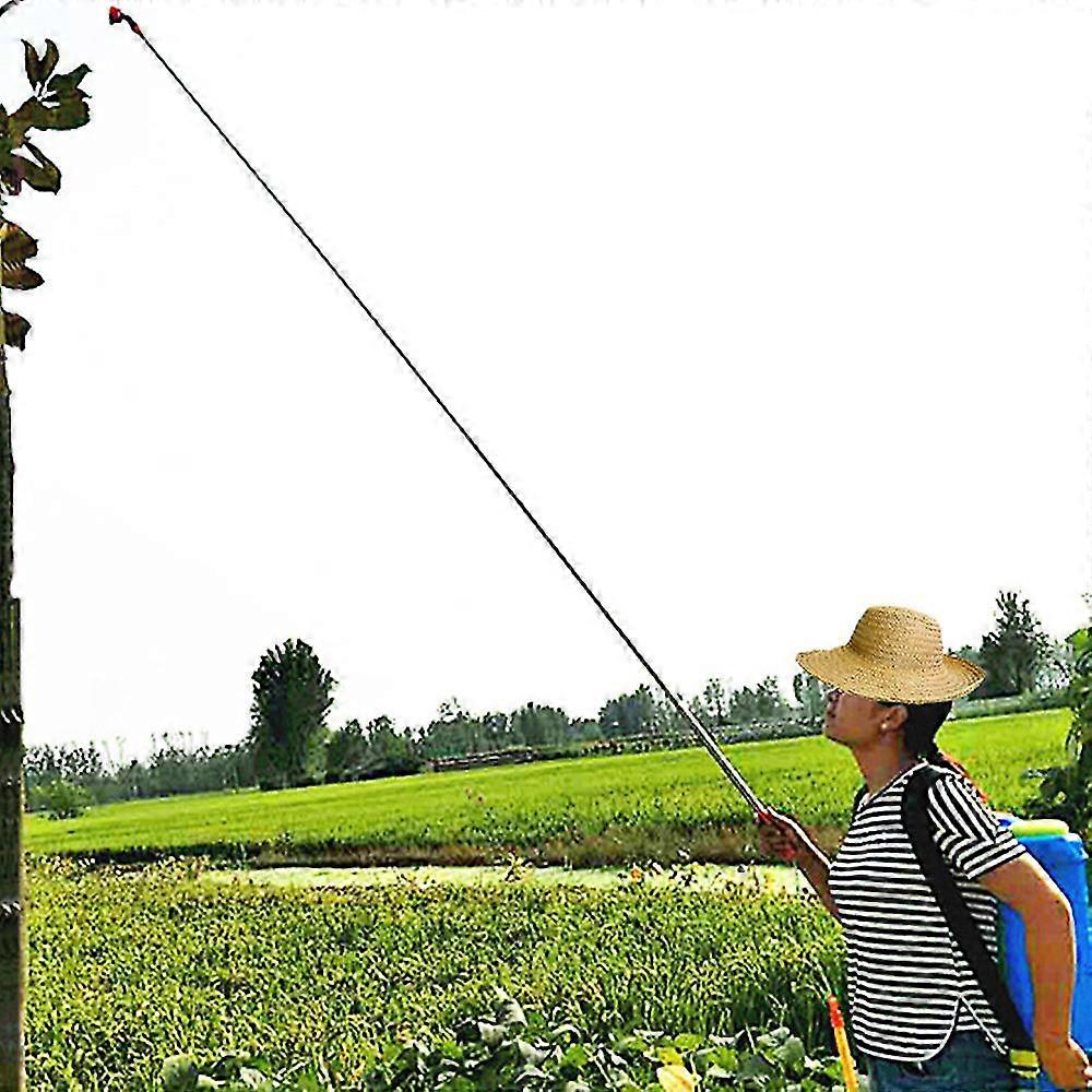 Telescopic Turbo Sprayer Wand Stainless Steel Extendable Gardening Watering Pipe With Adjustable Nozzle