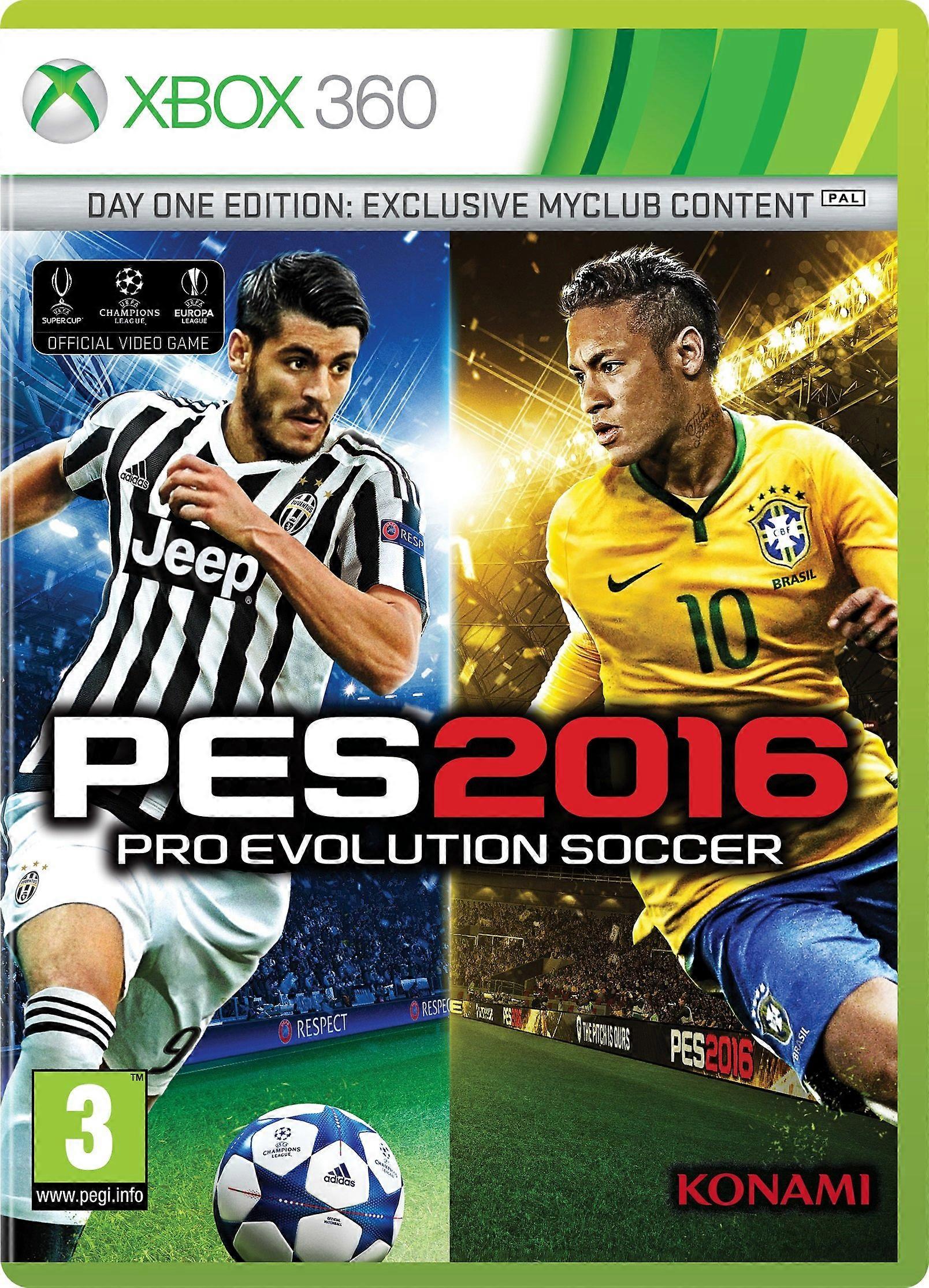 Pro Evolution Soccer 2016 Day 1 Edition (Xbox 360) - PAL - New & Sealed