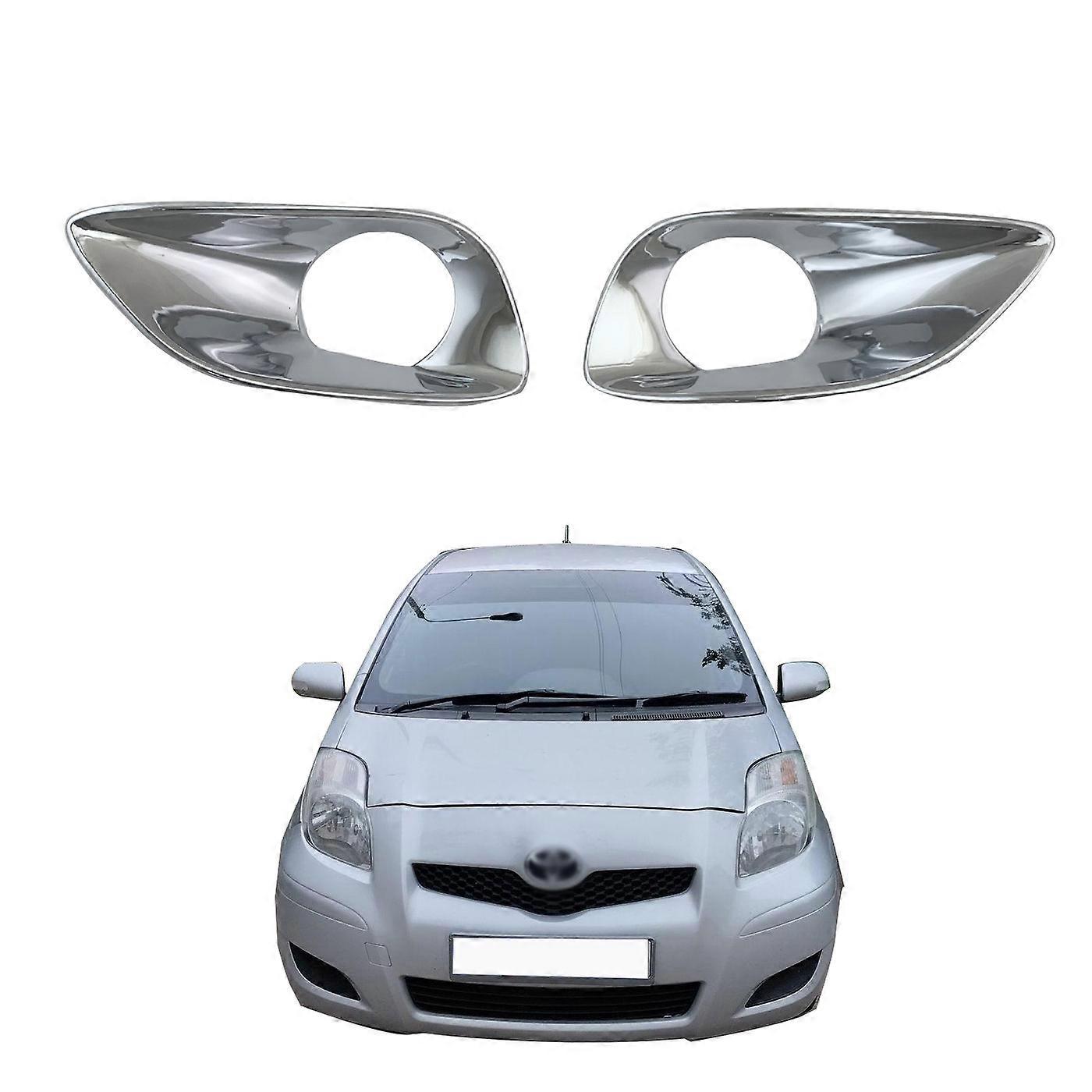 2008 Vios Car Exterior Decoration Abs Chrome Fog Lampshade Fog Lamp Protection Modification