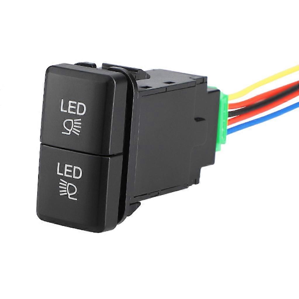 Easy to Install Fog Light Switches Button LED Indicator Push Button Switches