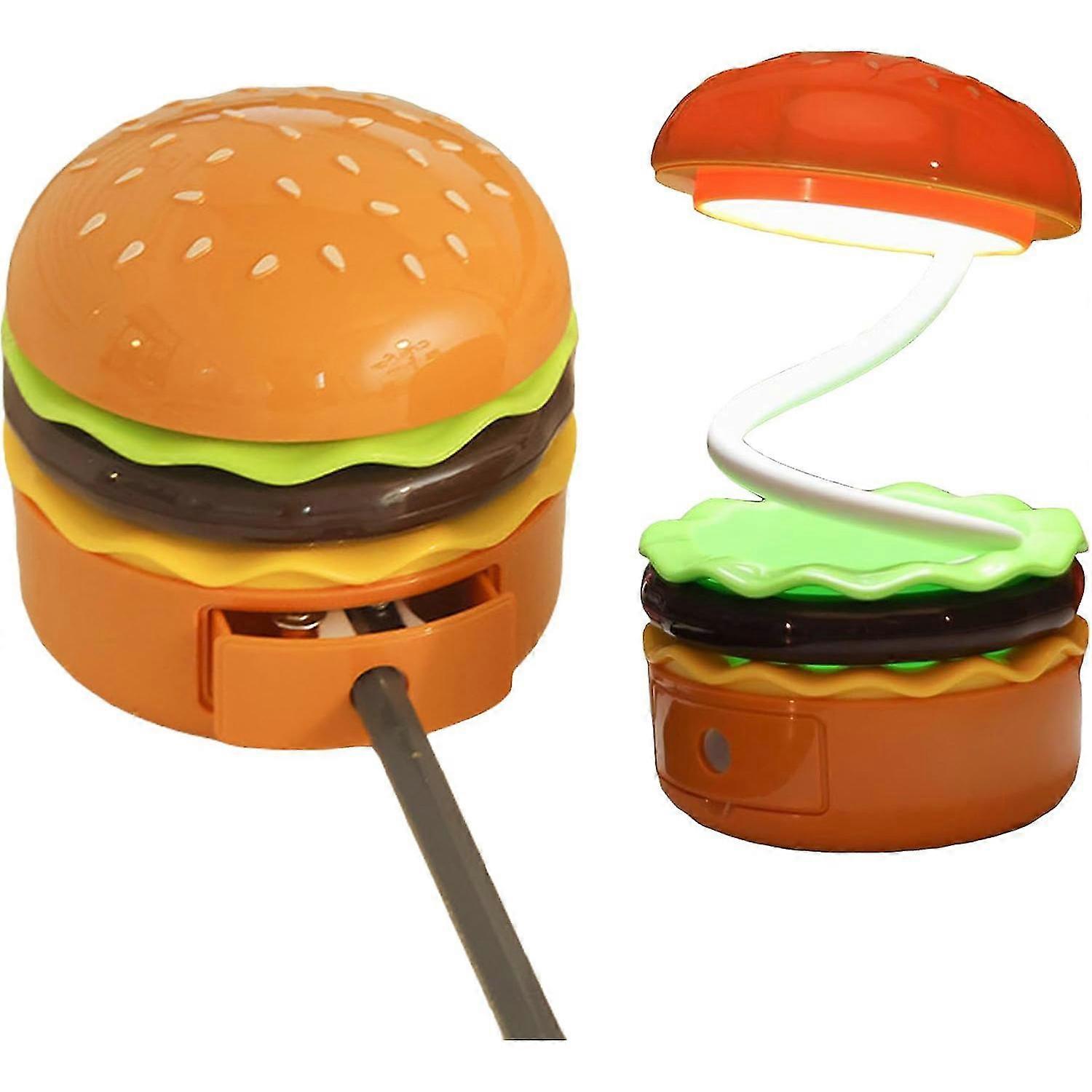 Small Desk Lamp, Hamburger Cute Night Light