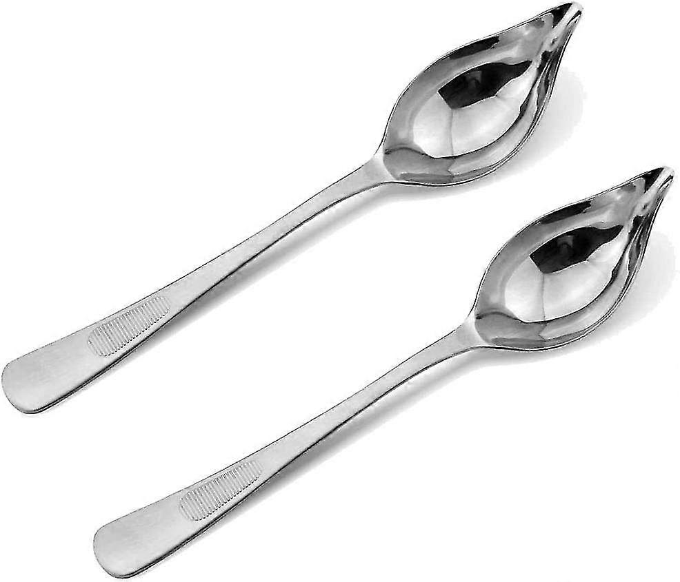 2pcs Stainless Steel Sauce Spoon