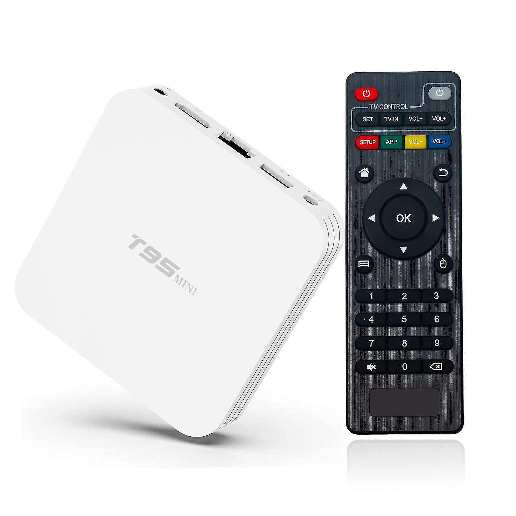 Android TV Box H313 Quad core 64-bit CPU 2GB RAM 16GB ROM-White