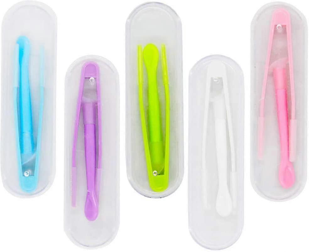5 Pcs Portable Contact Lens Stick Tool Case Set