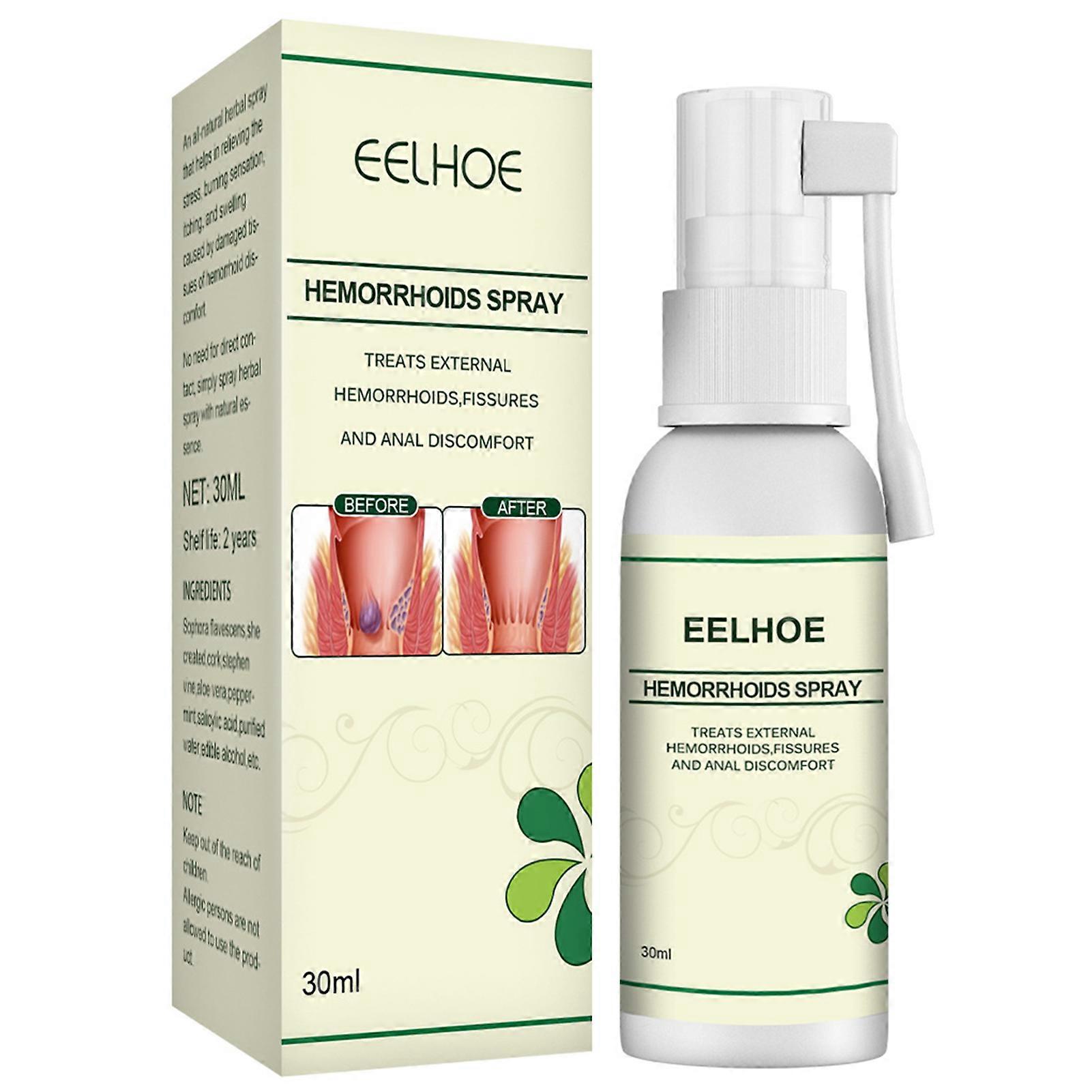 Broken Hemorrhoids Spray Eliminates Hemorrhoids Body Care Antipruritic 30ml